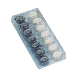 Kit Ligaduras elásticas en mini módulos Plata y Transparente Leone 840 Uds