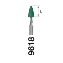 9618.204.030 KOMET Pulidor Verde para amalgama 10 ud