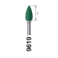9619.204.045 KOMET Pulidor Verde para amalgama 10 ud