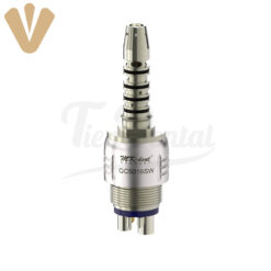 Acoplamiento Quick con luz Xenon y reg. de spray tipo Sirona Click&Go