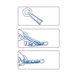 Aplicador Elásticos Intraorales Leone 100 uds