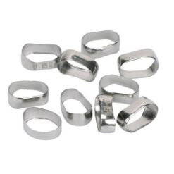 Bandas lisas Calibra para primer molar Leone 10 Uds