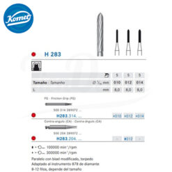 H283.314 Fresa Tungsteno 8-12 láminas 5 uds