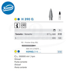 H390Q.314.018 Fresa Milhojas Tungsteno Turbina 5 uds