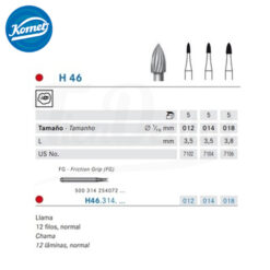 Fresa H46.314 Acabado de Composite Komet 5 uds
