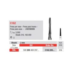 Fresa Lindeman para Contra Ángulo 162-205-016 edenta 1 ud