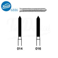 6886.314 Fresa Diamante Turbina 5 Uds