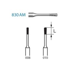 830AM.314 Fresa Diamante Turbina 5 Uds