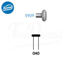 5909.314.040 Fresa Diamante Turbina Diamante 5 Uds