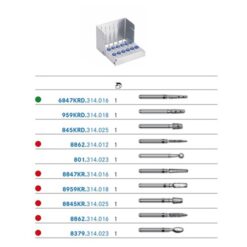 Fresero Komet 4562ST.314 para Inlays