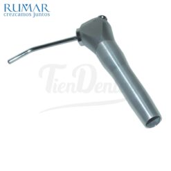 Jeringa de acero 3 funciones angulada