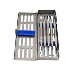 Kit Curetas Gracey con Puntas de Titanio con Estuche GNZ