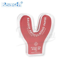 BK04 Papel Articular 200 micras Herradura Bausch Rojo 50 hojas
