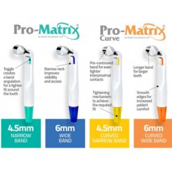 Pro-Matrix Matrices posteriores desechables 50 uds