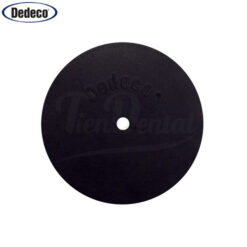 Pulidor de goma rueda negra Dedeco 1 ud