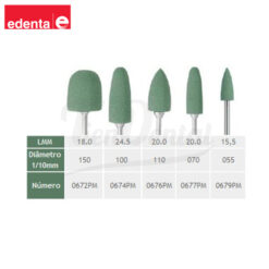 Pulidores Exa Technique Verde edenta 1 ud