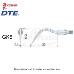 Punta ultrasonidos GK5 KaVo Sonicflex 2000 y 2003