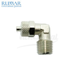 Racor codo fijo, macho 1/8″ x 8 mm 1 Ud