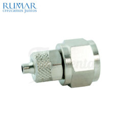 Racor recto hembra cónico 1/8″ x 8 mm 1 Ud