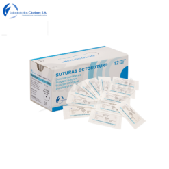 Octosutur Sutura de Seda 12 uds