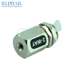 Válvula de 2 vías ON-OFF con palanca RUMAR