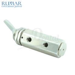 Válvula selectora de 3 vías con palanca RUMAR