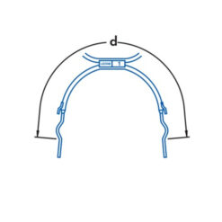 Arcos Extraorales con asas preformadas y ganchos Leone 1 Ud