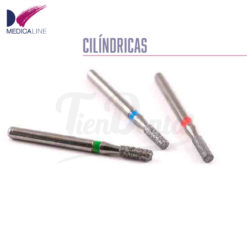 Fresa Diamante Turbina Cilindro Corto 835 (5 uds)