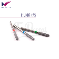 Fresa Diamante Turbina Cilindro Redondeado 881 (5 uds)