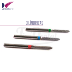 Fresa Diamante Turbina Cilindro Torpedo 879 (5 uds)