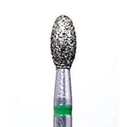 379 Fresa Diamante Huevo Grano Grueso (Verde) para Turbina 1 Ud