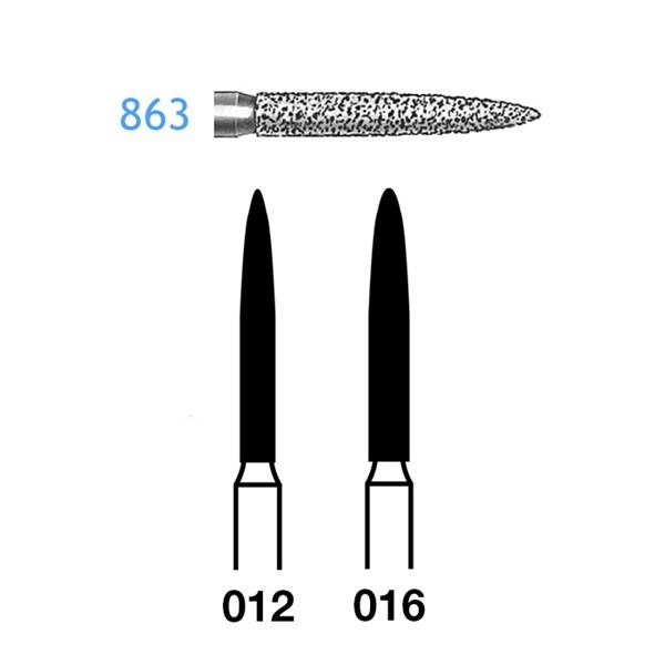 863.104 Fresa Diamante Pieza de mano 1 Unidad