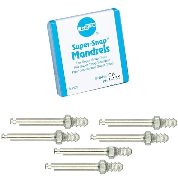 Mandriles Super Snap Reposición 6 unidades Shofu