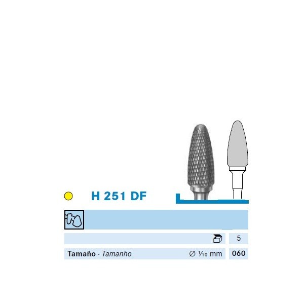 H251GSQ.104.060 Fresa Pieza de mano Komet 1 Ud
