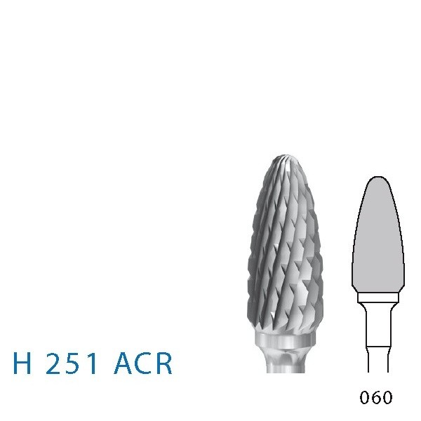 H251ACR.104.060 Fresa Pieza de mano Komet 1 Ud