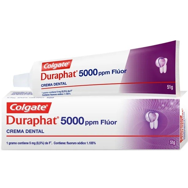 Duraphat 5000 ppm crema dental flúor 51g Colgate