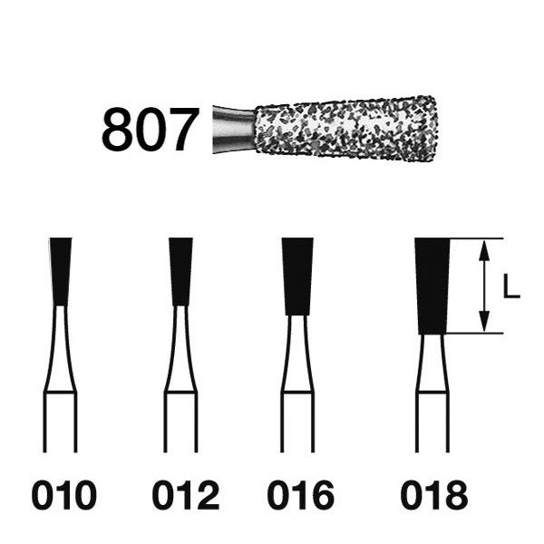 807.314 Fresa Diamante Turbina 5 Uds