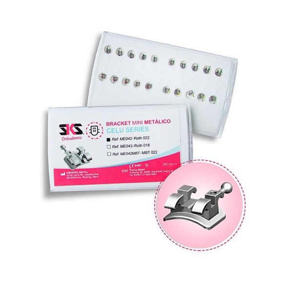 Brackets metálicos Mini 20 uds