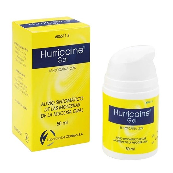 Hurricaine Gel 50 ml Anestésico local Benzocaína