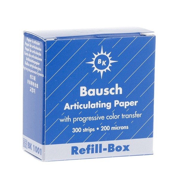 BK1001 Papel Articular 200 micras Bausch Azul Reposición