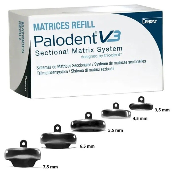 Palodent V3 Matrices Dentsply 50 Uds