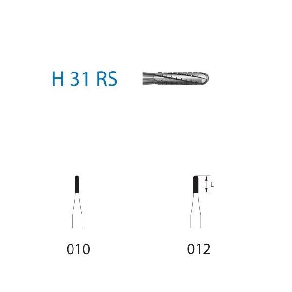 H31RS Fresa Tungsteno 5 uds