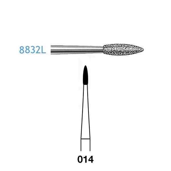 8832L.204.014 Fresa Diamante Contra Ángulo 1 ud