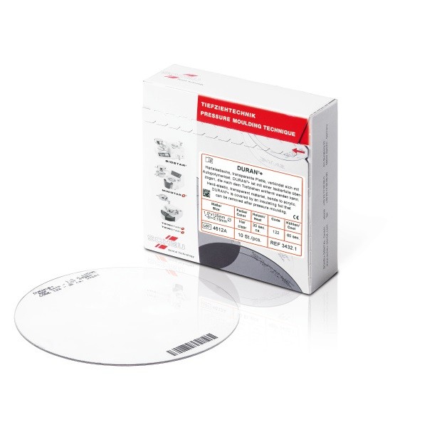 Duran + Planchas Duras Redondas ø125mm 100 uds