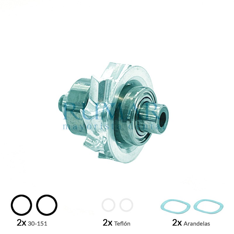 Rotor rm compatible con turbina Sirona T2 Boost y T3 Boost, B.A International Ultimate 695