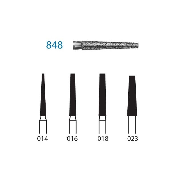 848.314 Fresa Diamante Turbina 5 Uds