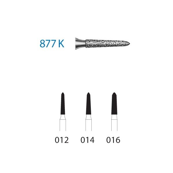 877K.314 Fresa Turbina Diamante 5 Uds