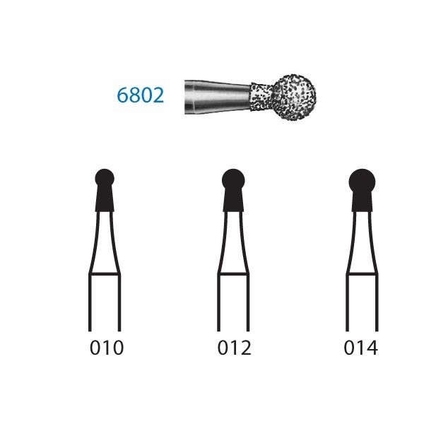 6802.314 Fresa Diamante Turbina Komet 1 Ud