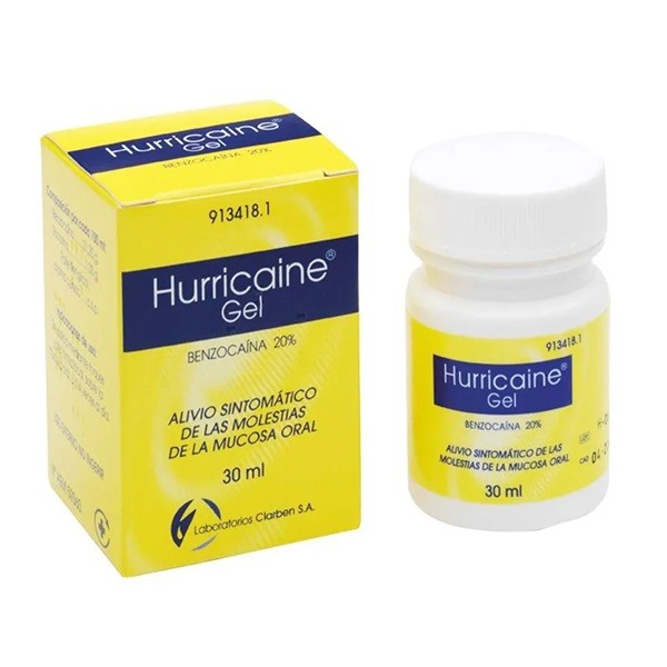 Hurricaine Gel 30 ml Anestésico local Benzocaína