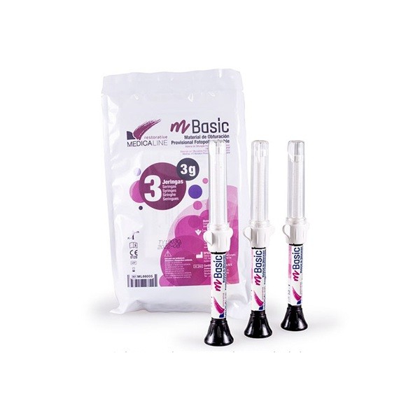 Cemento Provisional m-Basic Medicaline 3 x3g